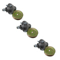 Set Of 3 Mower Deck Spindles W/pulleys Fits Husqvarna Replaces