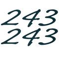 Rinker Boat Decal 243 Dark Green 6 3/4 Inch by Rinker