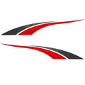 Graphic Decals Tracker Red Charcoal Stickers by Tracker