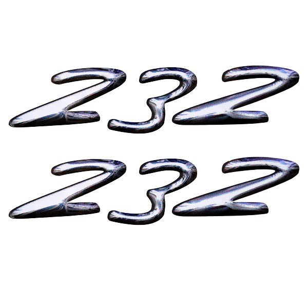 Rinker Boat Brand Decal | 232 Gray White Stickers (Pair)Opens in a new