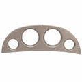Lund Boat Dash Gauge Panel 2101290 | Blank Silver 17 x 3/8 x 5 1/2 Inc