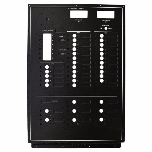 Carver Boat Blank Breaker Panel Black by Carver