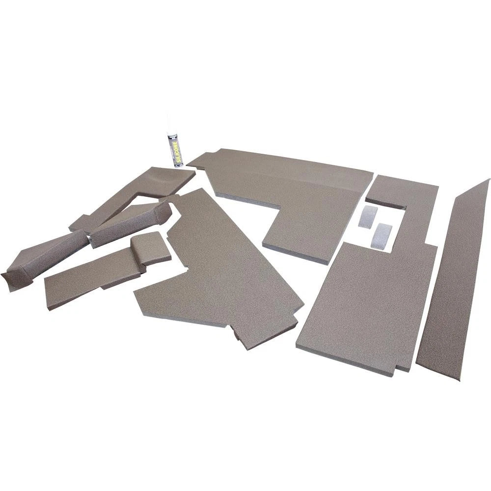 Amss20010 Qwik Fit Lower Cab Kit, Brown