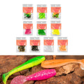 Dual Color Soft Fishing Baits 35mm