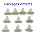 10 Pcs Gray Rocker Moulding Clips Car Set Fits For Lexus Gx470