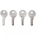 4x Ignition Keys 455 7010698 104466 21982 For Jlg Cm1432 Cm2046