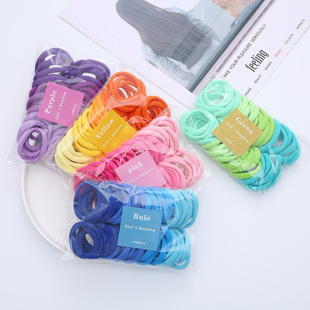 Seamless Hair Ties Elastic Ponytail Bands