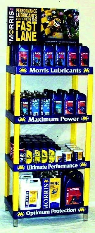 Morris Oil Display Stand