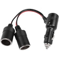 12 Volt/24volt Car Power Splitter Adapter Perfectly Fit For Gps, Dash