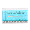 Box 6-23mm Watch Band Link Cotter Pin Assortment 0.9mm Bracelet Strap