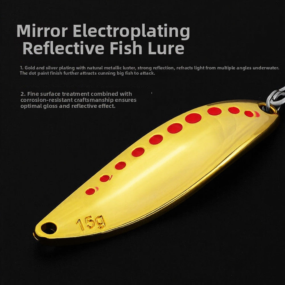 Leech Spinner Artificial Bait with Tail Weighting