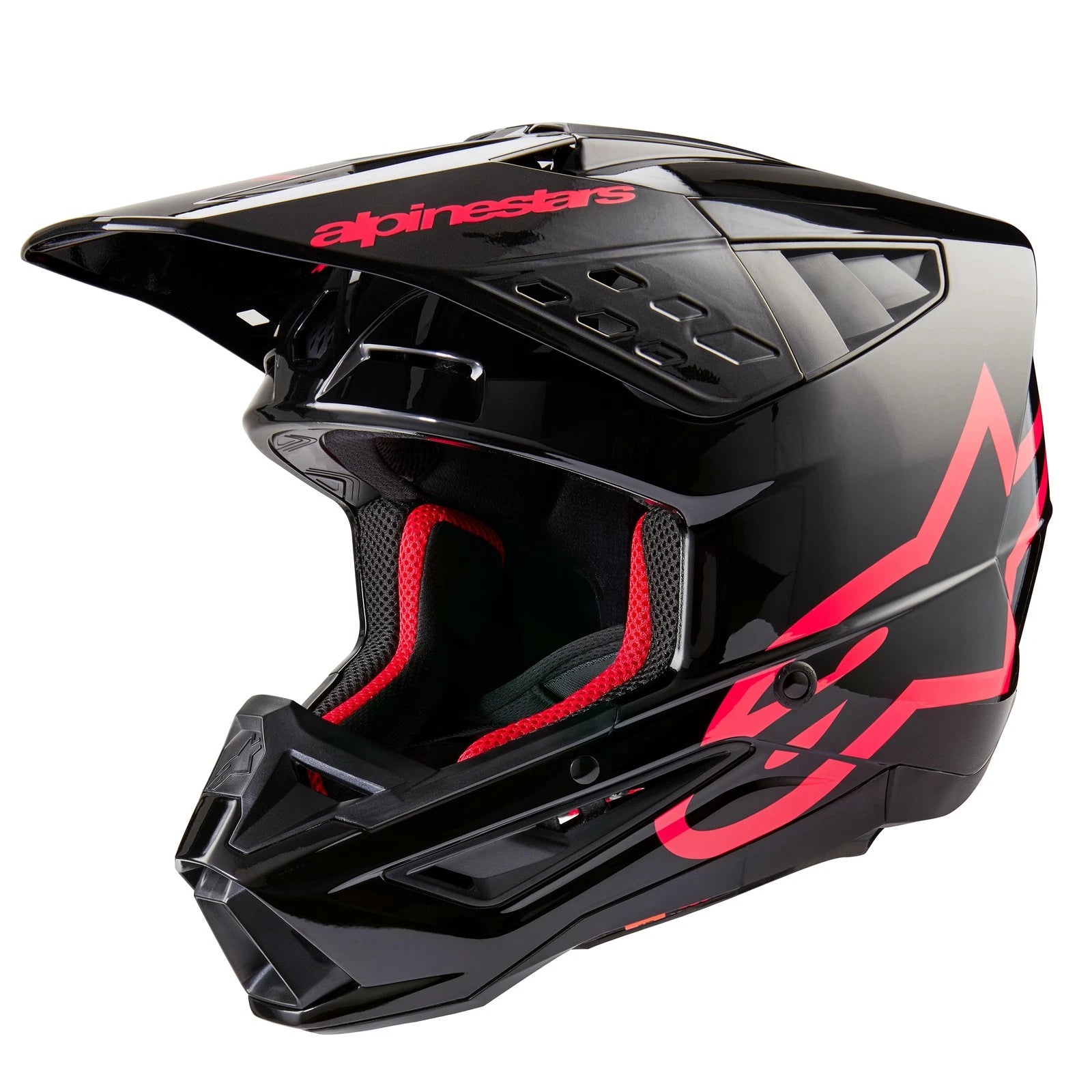 Alpinestars S M5 Corp Off-road Helmet 2x-large Black/diva Pink