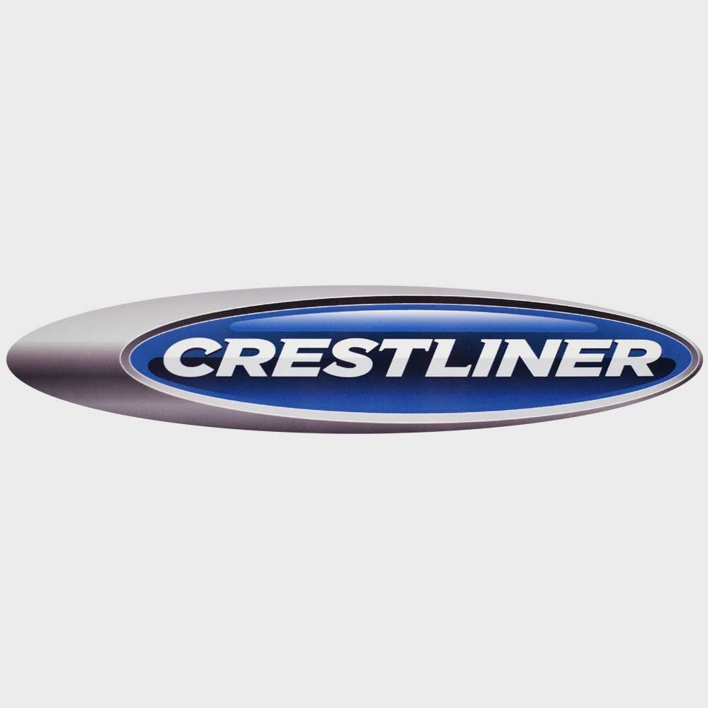 Crestliner Boat Emblem Decal 2071503 by Crestliner