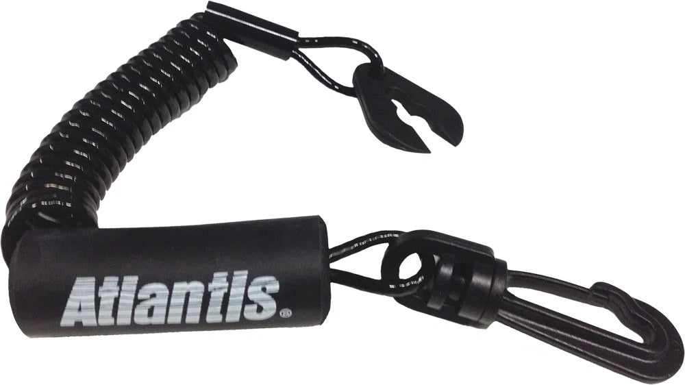 Atlantis Performance Lanyard Black A8130p For Watercraft & Personal
