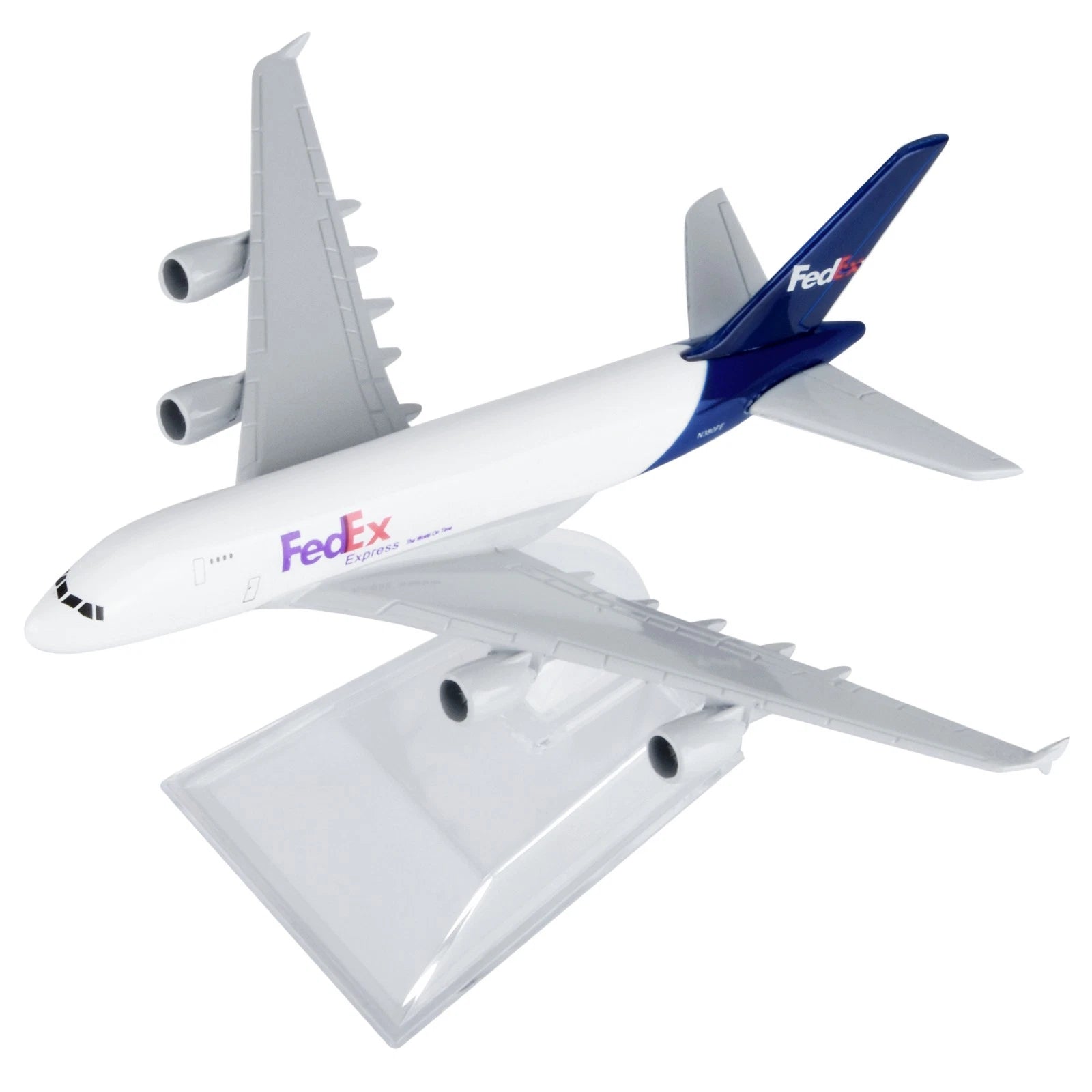 16cm Model For Federal Express A380 1:400 Aircraft Metal Airplane