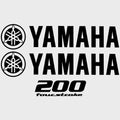 Yamaha Boat Cowling Decals Hw1850 | 200hp Fourstroke Stickers (Kit)