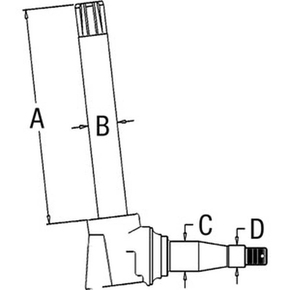 Spindle - Right Hand/left Hand Fits John Deere 6620 2955 6300 6500