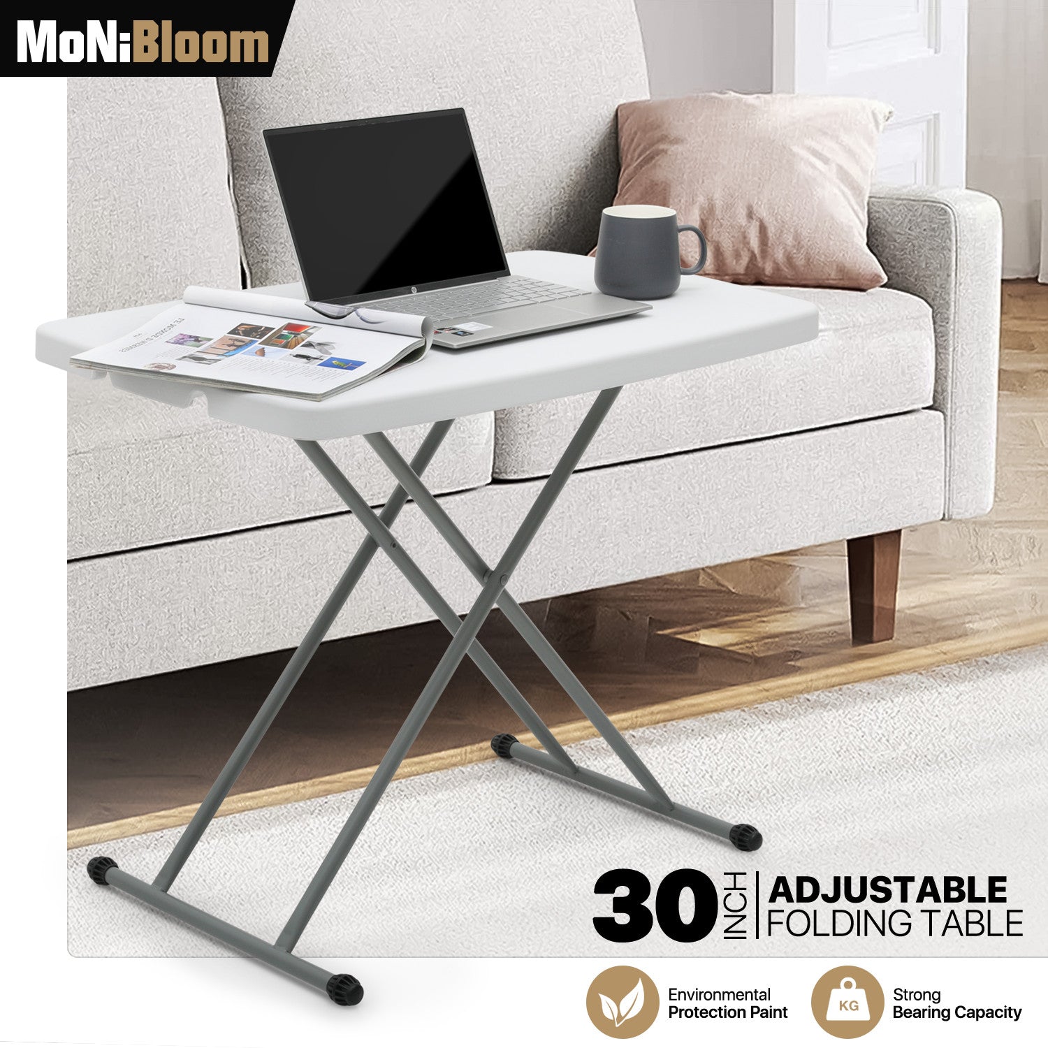 10 Pack Folding Chair and Dining Table Set