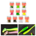 Soft Baits 15pcs Spiral Design