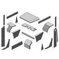 R6225 Cab Foam Kit Fits Allis-chalmers