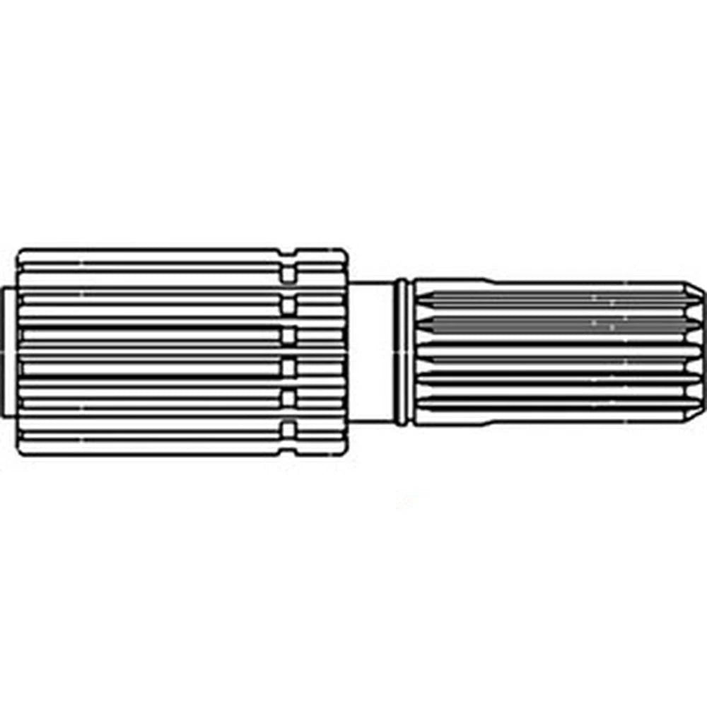 Mechanical Front Wheel Drive Sun Gear Shaft Fits Case Ih 81320c1