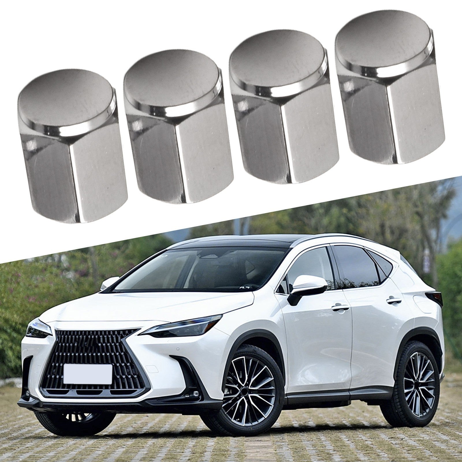 Tire Pressure Valve Cap Set for Lexus CT200h