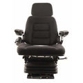 S830796 High Back Seat Black Fabric W/ Mechanical Suspension Fits New