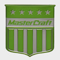 Raised Decal MasterCraft Boat Lime Green by MasterCraft