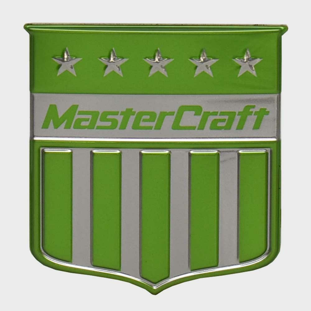 Raised Decal MasterCraft Boat Lime Green by MasterCraft