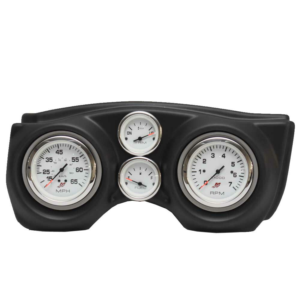 Lund Boat Gauge Panel Mercury 15 1/4 Inch Black by Lund