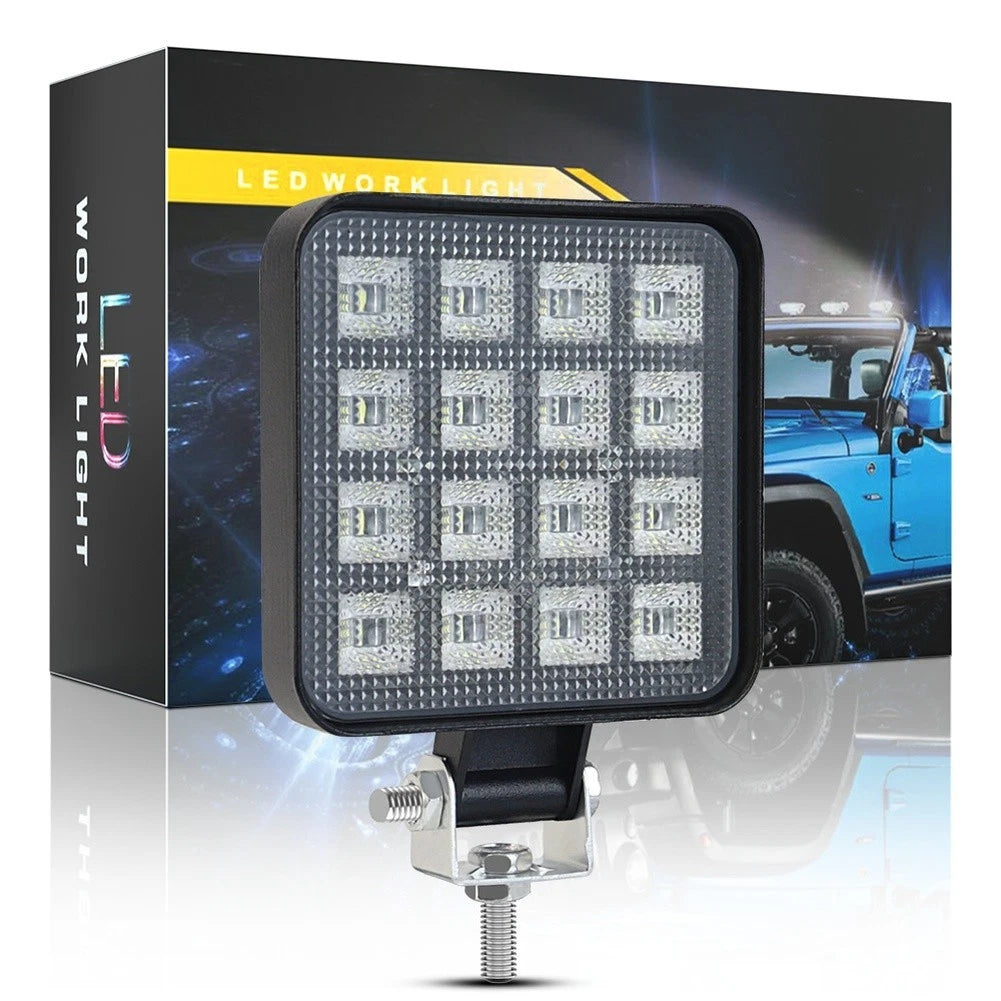 Fog Lamp Led Work Light 16 Led Array Aluminum Housing Off-road Driving