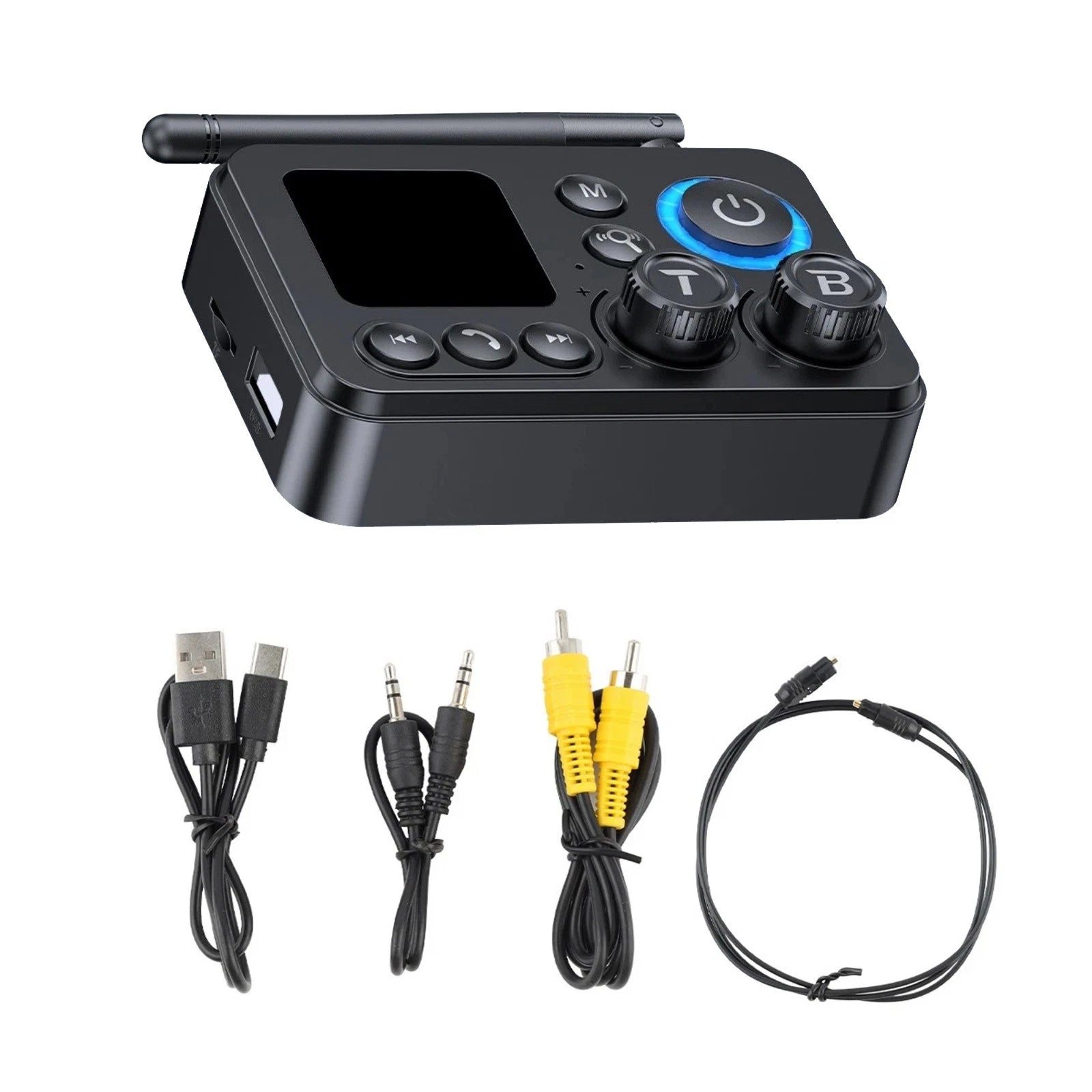 For Bluetooth 5.4 Transmitter Receiver 3.5mm Aux Rca Stereo Adapter
