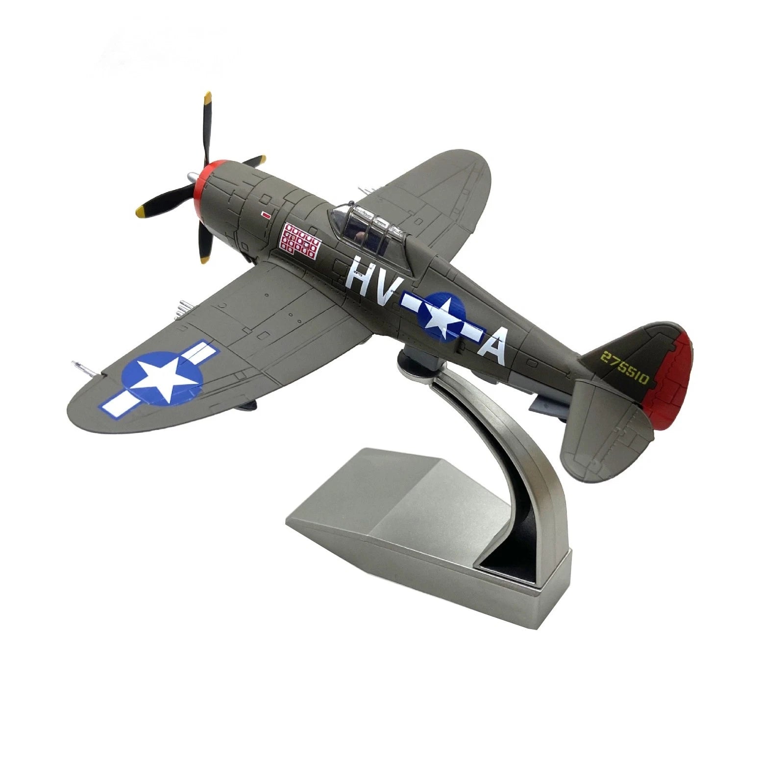 Historic Republic P-47 Aircraft Model 1:72 Scale Wwii Usaaf Fighter