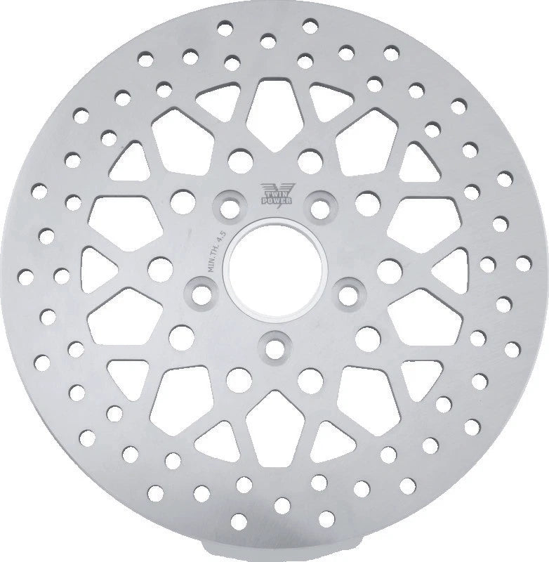 Twin Power 84-17 Big Twin Exc 08-17 Flh Flt Rear 11.5 Solid Rotor Mesh