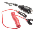 Ignition Key Switch W/ Lanyard for OMC Johnson Evinrude 5005801 175974