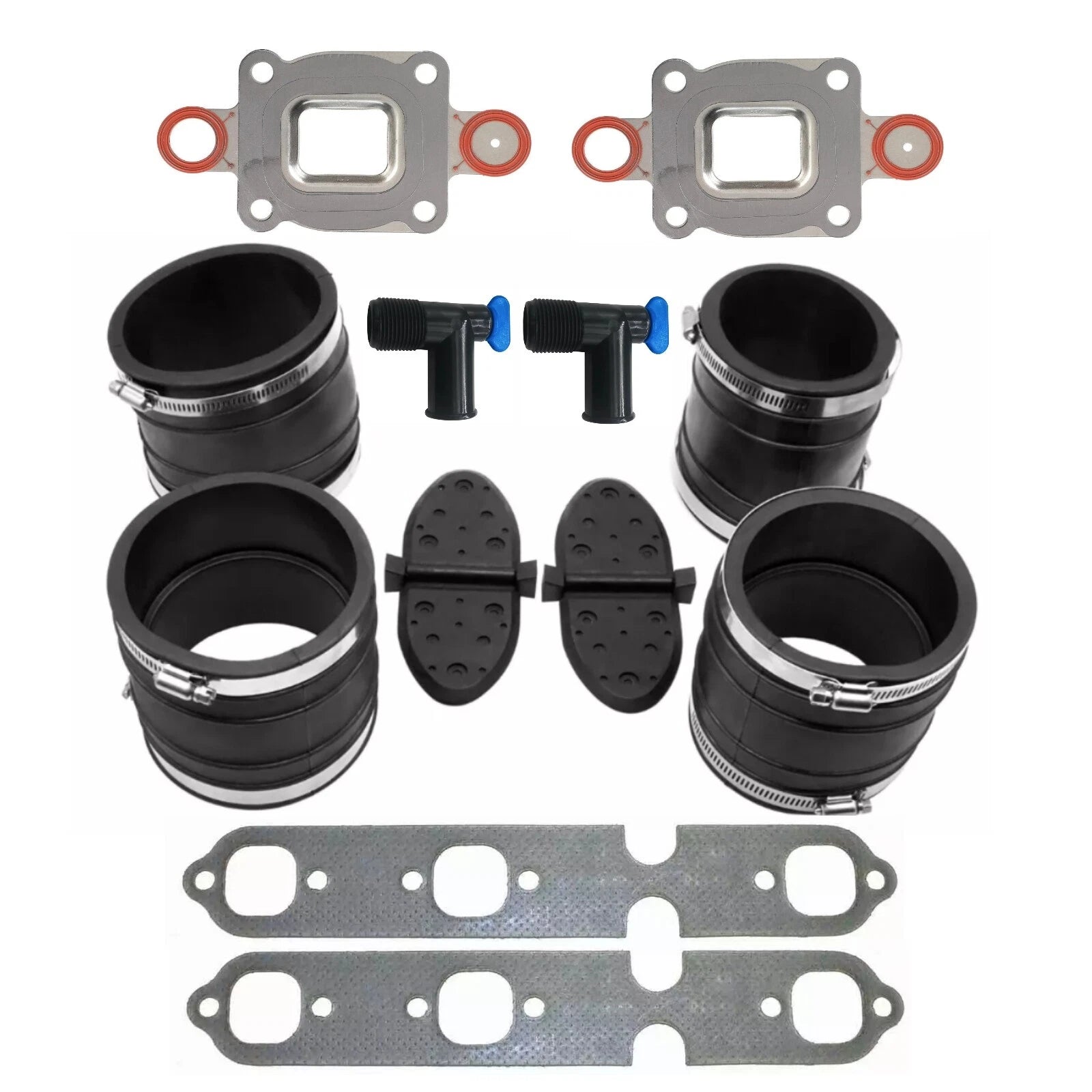 4 Inch Dry Joint Exhaust Bellows Kit For Mercruiser Gm V6 807166a1