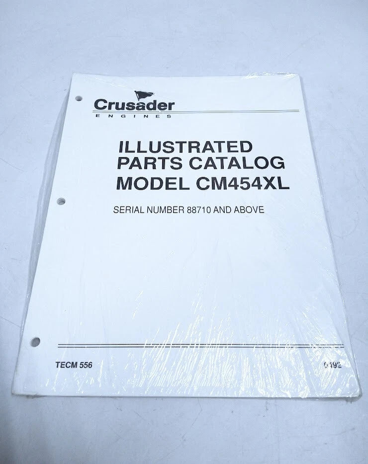 Crusader Engines Tecm556, Illustrated Parts Catalog Model Cm454xl