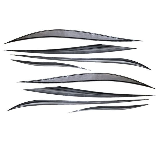 Crestliner Boat Decals P539905 SW Gray Black by Crestliner