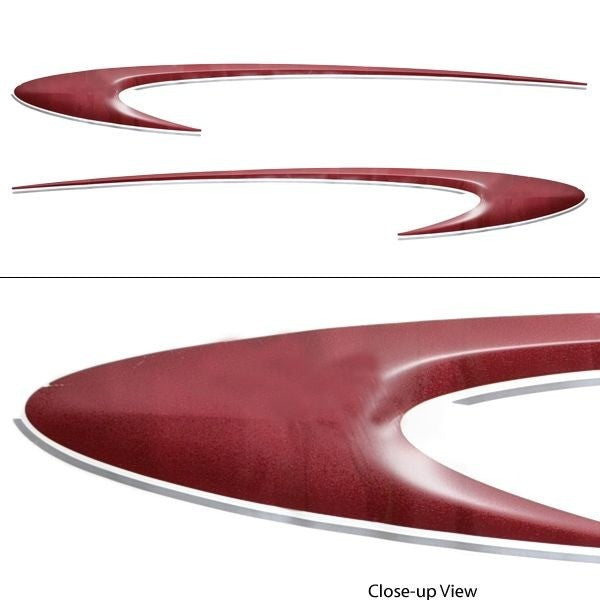 Veranda Pontoon Boat Graphic Decals XP1203-02 | Red (Set of 2)Opens in
