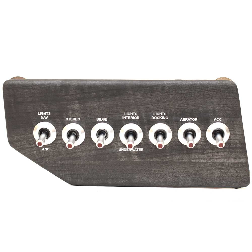 Lowe Boat Toggle Switch Panel 2331117 | 9 1/4 x 4 1/8 Inch PlasticOpen