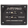 Livewell Toggle Switch Panel Nitro 4 1/2 x 3 1/2 Inch by Nitro