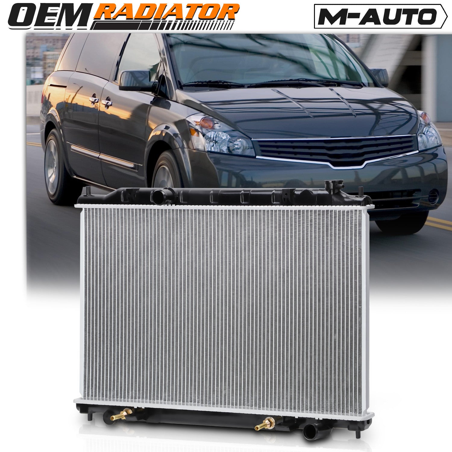 2692 Aluminum Cooling Radiator for Nissan Quest