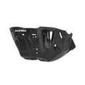 Acerbis Black Hon Skid Plate For Street Bikes 2010-2022 - Heavy Duty