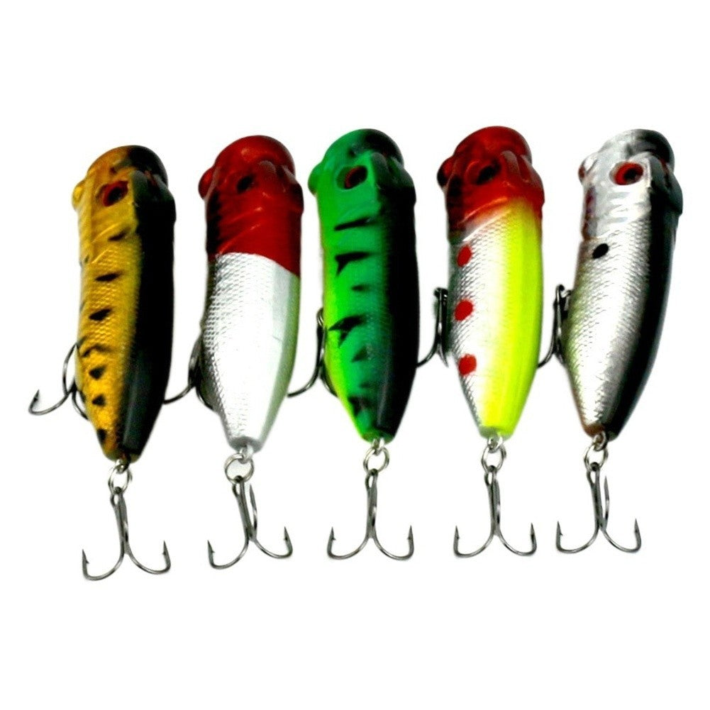 Topwater Popper Hard Lure Vibrant Colors