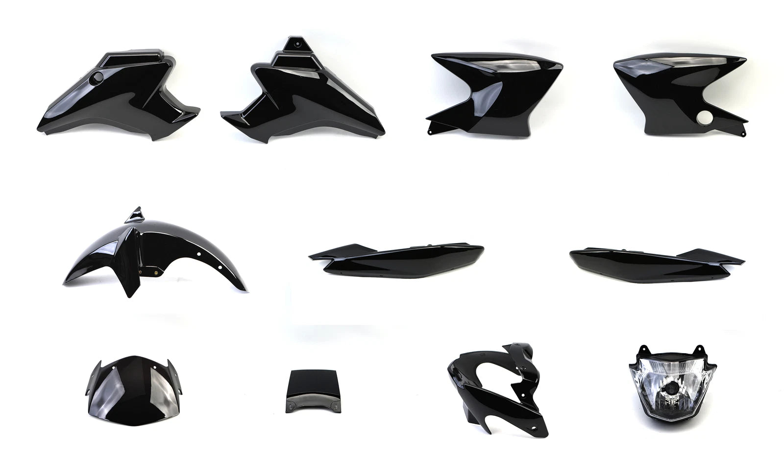 Complete Fairing Kit For Yamaha Ybr 125 2014-2017 Plastics Panels