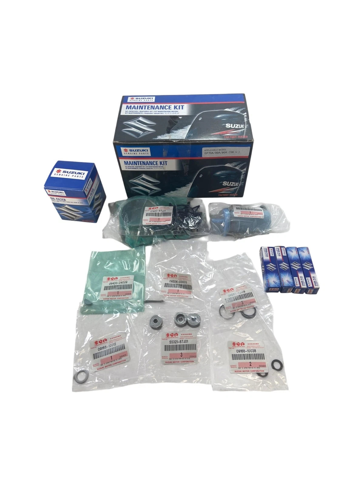 Suzuki 17400-87812, Maintenance Kit Df70a/80a/90a ('09~) New Oem