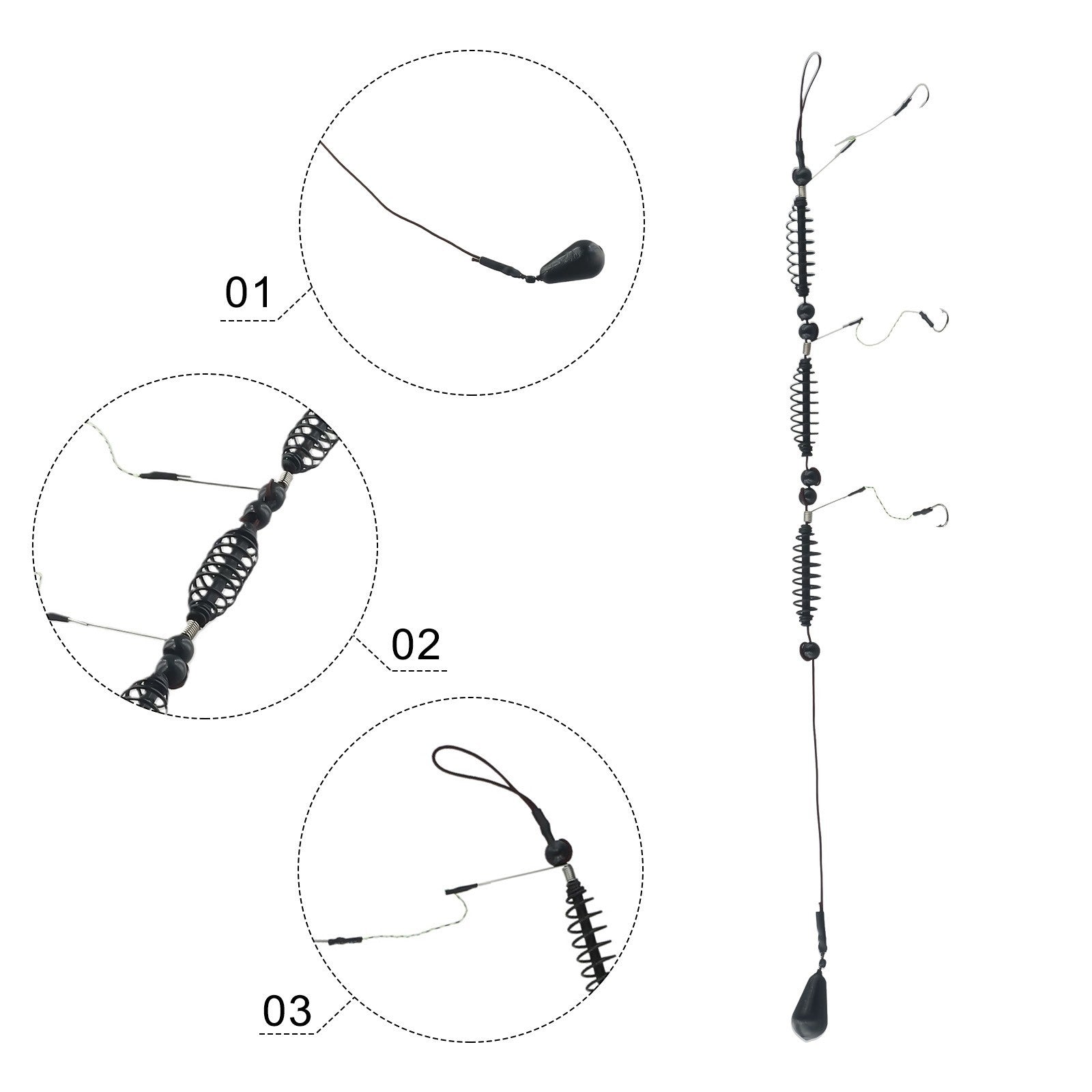 Artificial Bait Cage Set for Fishing