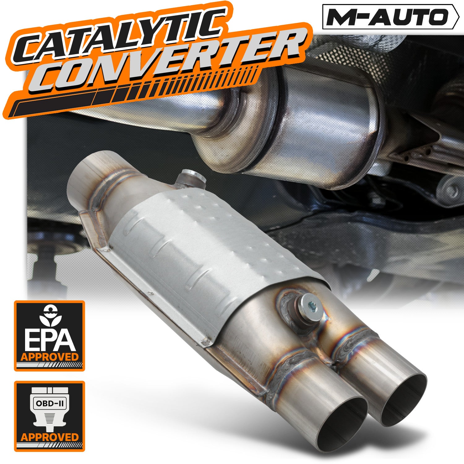 Universal 2" Inlet Exhaust Catalytic Converter