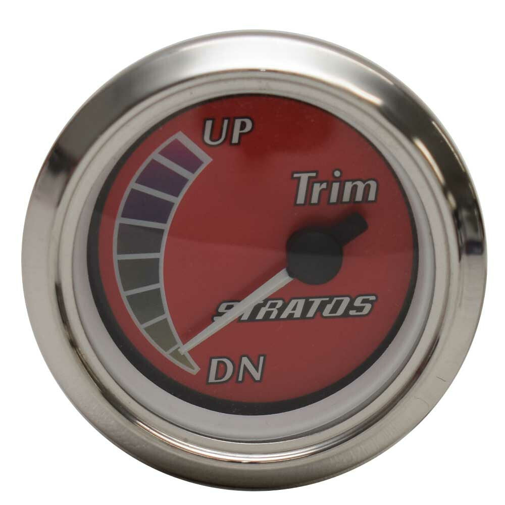 Stratos Boat Trim Gauge 2 Inch Mercury Yamaha Volvo by Stratos