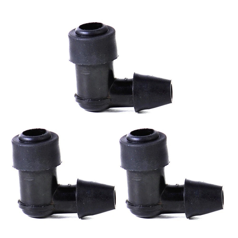 Rubber Cap Cover Set Of 3 With 90 Degree Fit For | Hook & Hull Co